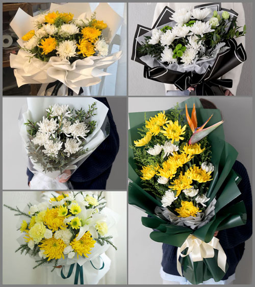 福建莆田秀屿区月塘镇东潘村白事花束代送